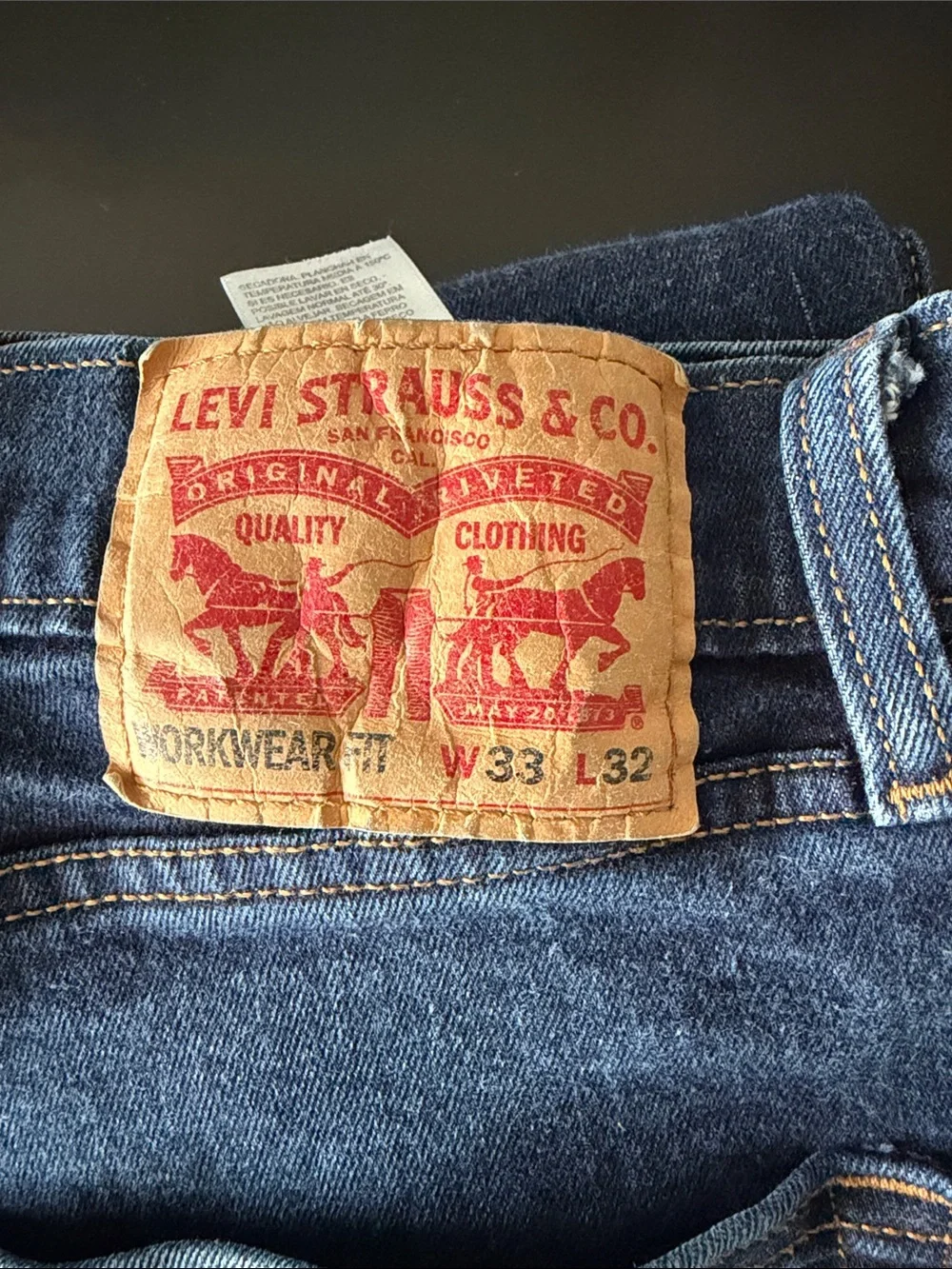 Levi's Men’s Workwear Heavy Jeans